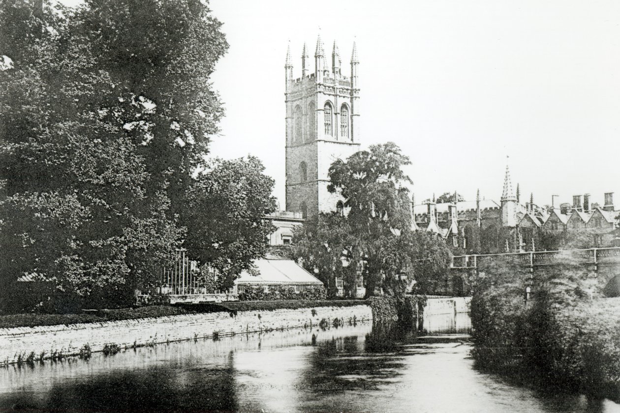 Collège Magdalen depuis le Cherwell - English Photographer