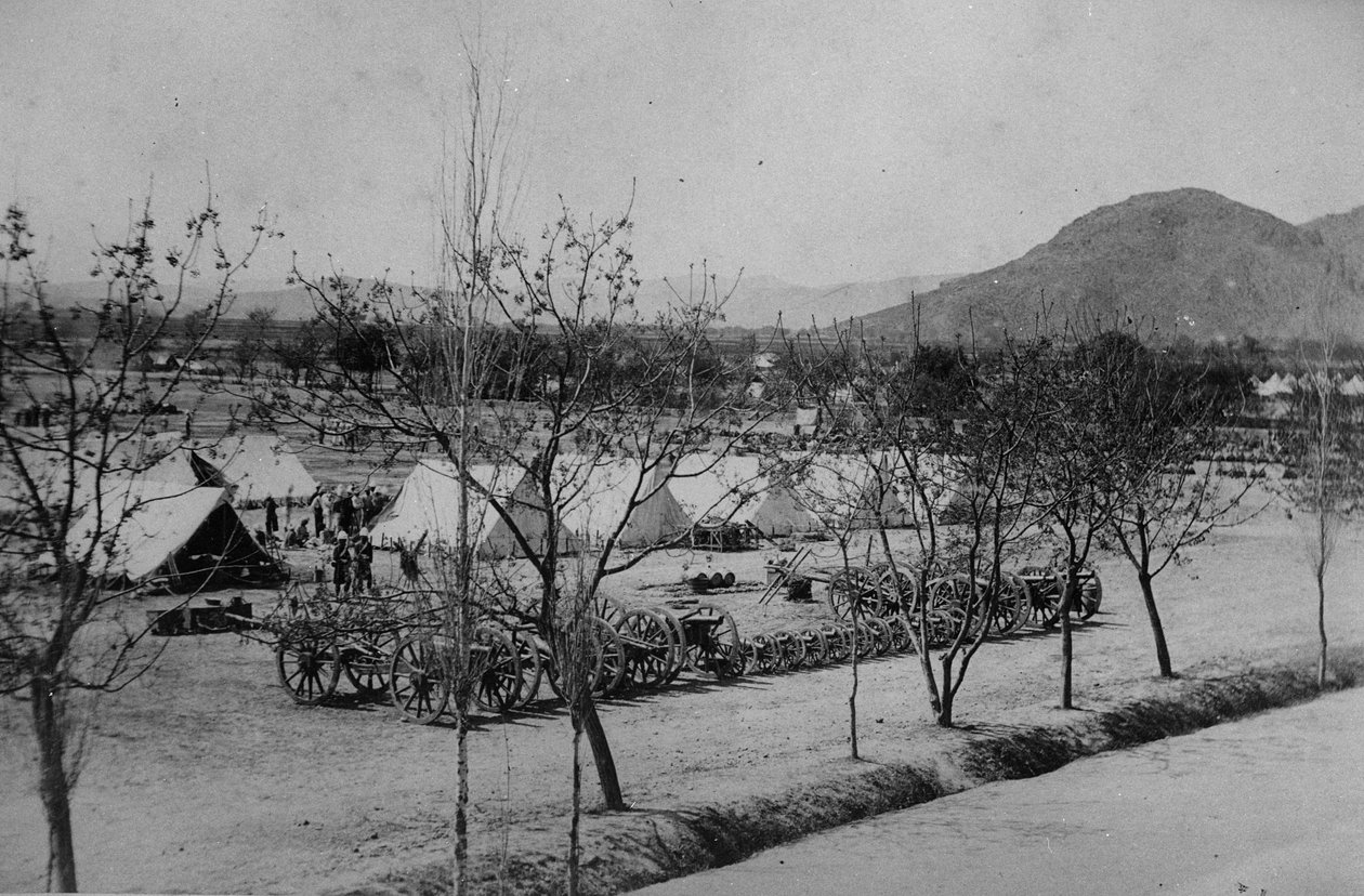 Camp militaire pendant la deuxième guerre anglo-afghane, 1878-80 - English Photographer