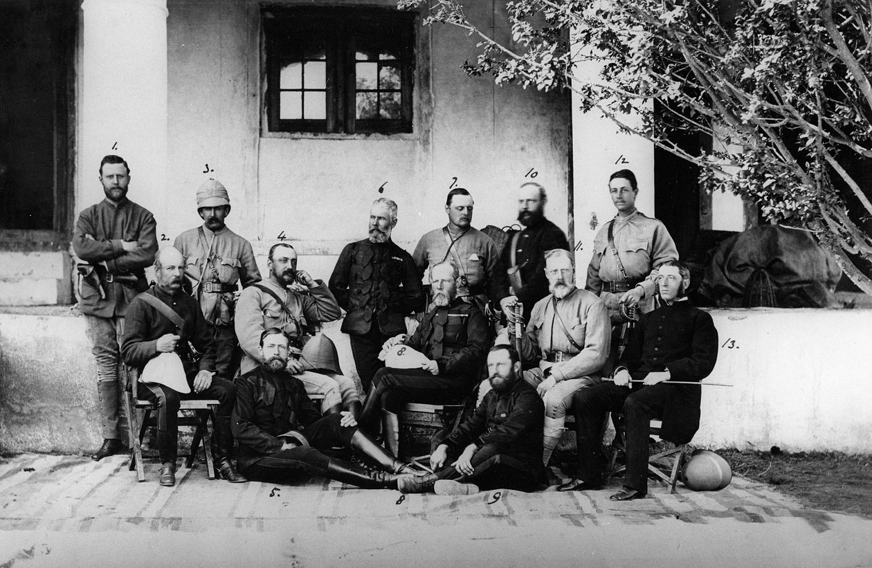 Officiers et généraux servant pendant la deuxième guerre anglo-afghane, 1878-80 - English Photographer