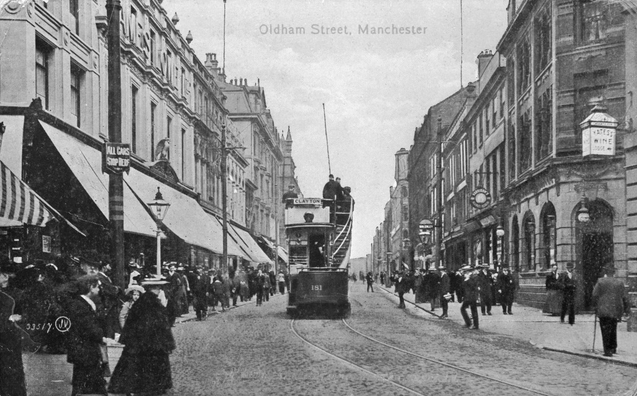 Rue Oldham, Manchester, vers 1910 - English Photographer