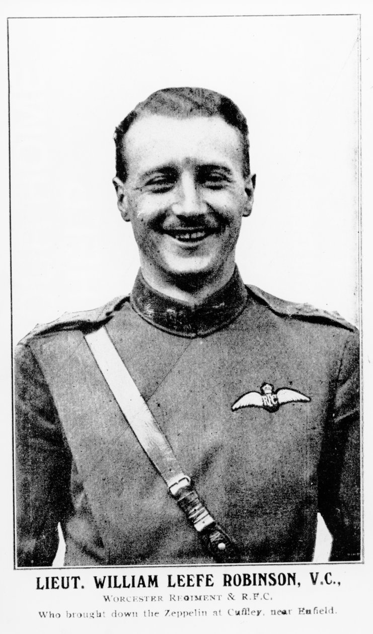 Portrait du lieutenant William Leefe Robinson - English Photographer