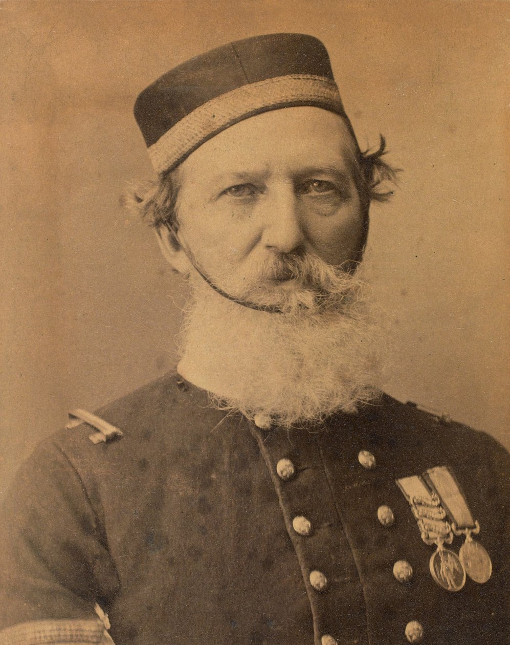 Portrait du sergent Frederick T. Peake VC - English Photographer