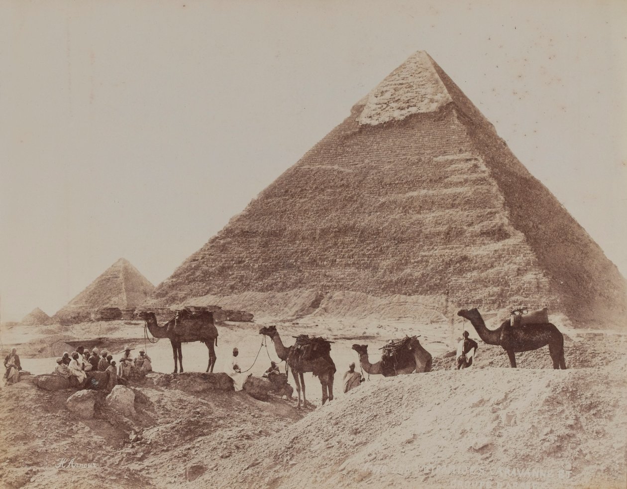 Pyramide, Égypte, 1893 - English Photographer
