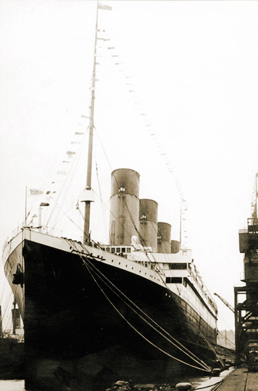 RMS Titanic quittant Southampton pour son voyage inaugural, 5 avril 1912 - English Photographer