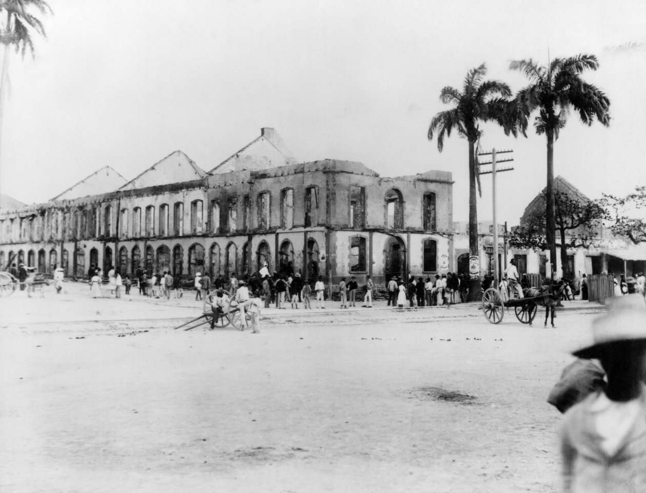Scène au Port of Spain, Trinidad, 1891 - English Photographer