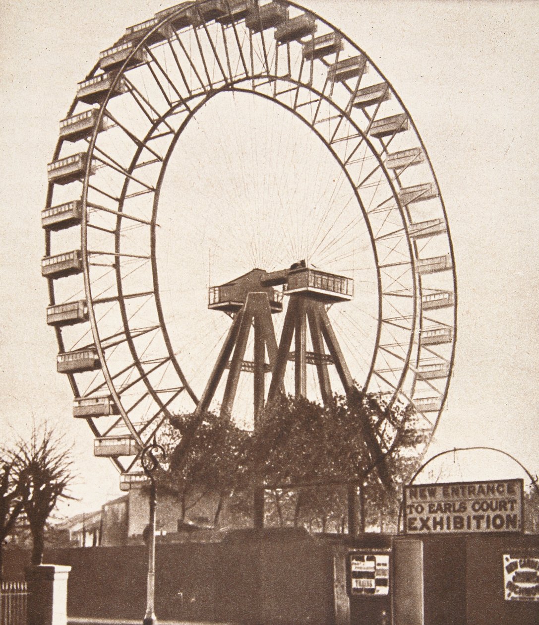 La grande roue, Earls Court, vers 1900 - English Photographer