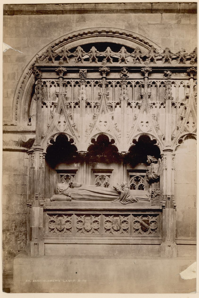 Tombe de Prior Rayhere, église de St Bartholomew the Great, Smithfield - English Photographer