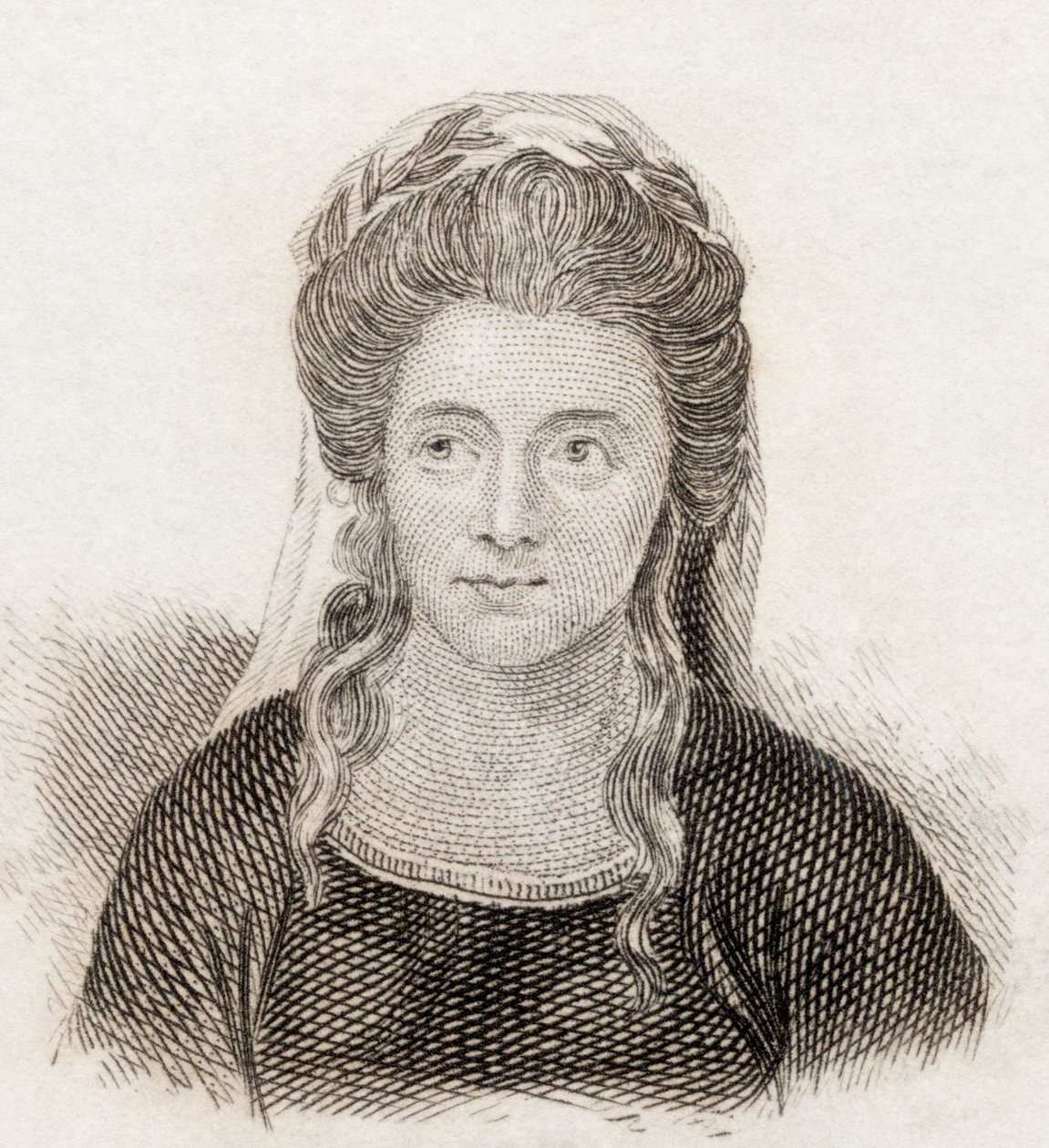 Anna Seward, 1825 - English School