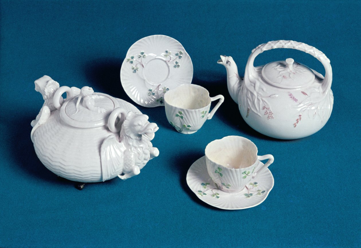Service à thé Belleek - English School