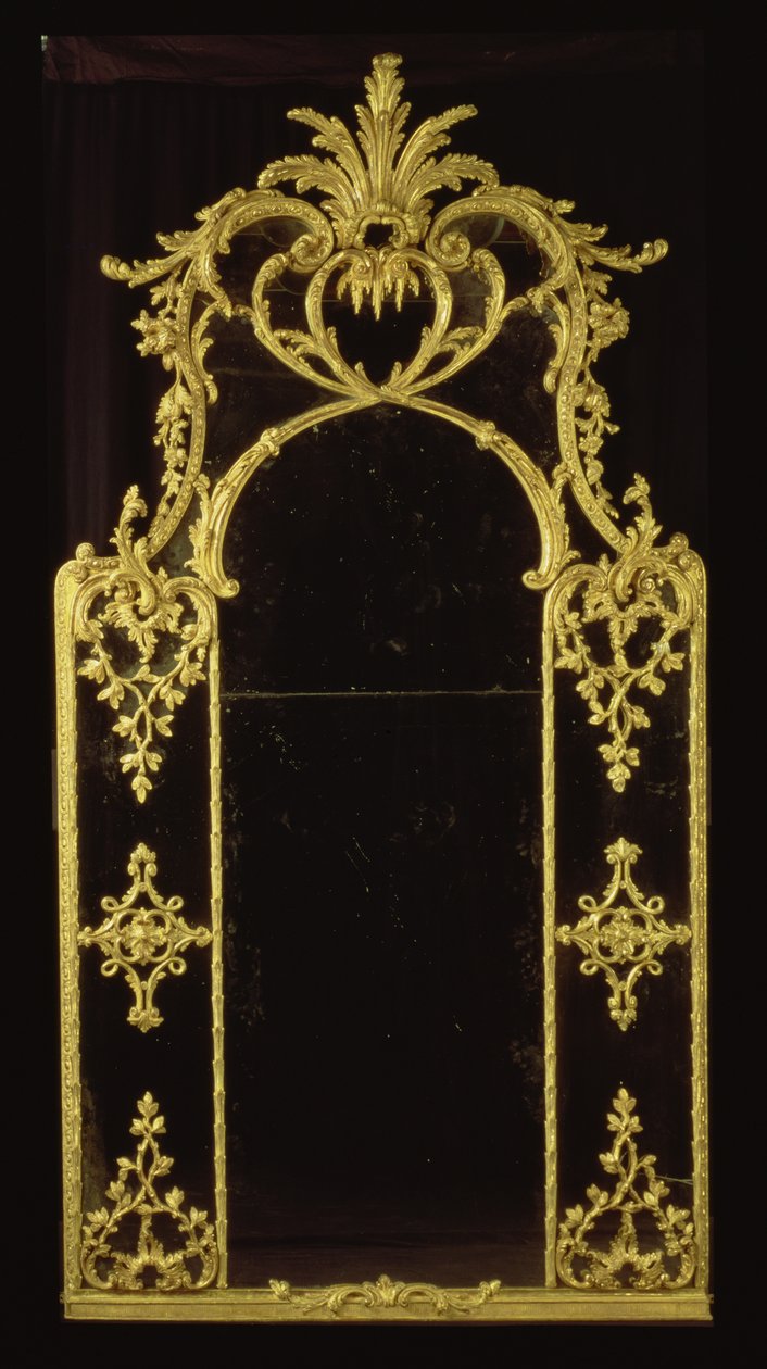 Miroir Chippendale, vers 1750 - English School