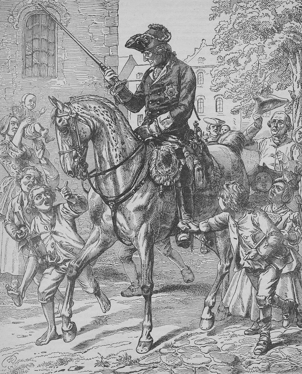 Frédéric le Grand de Prusse (1712-86) - English School