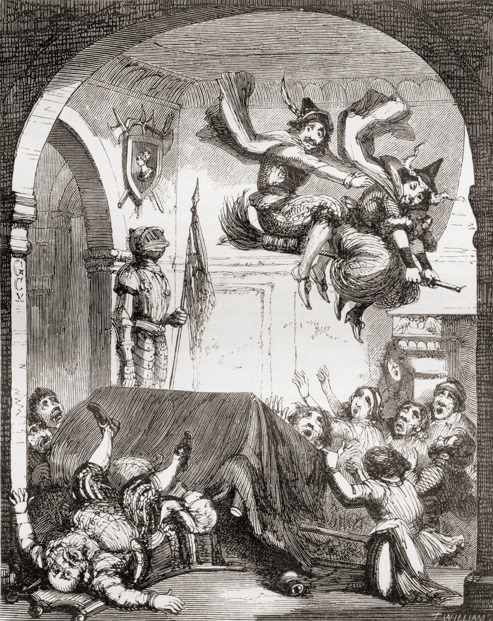 Illustration de George Cruikshank pour le poème 