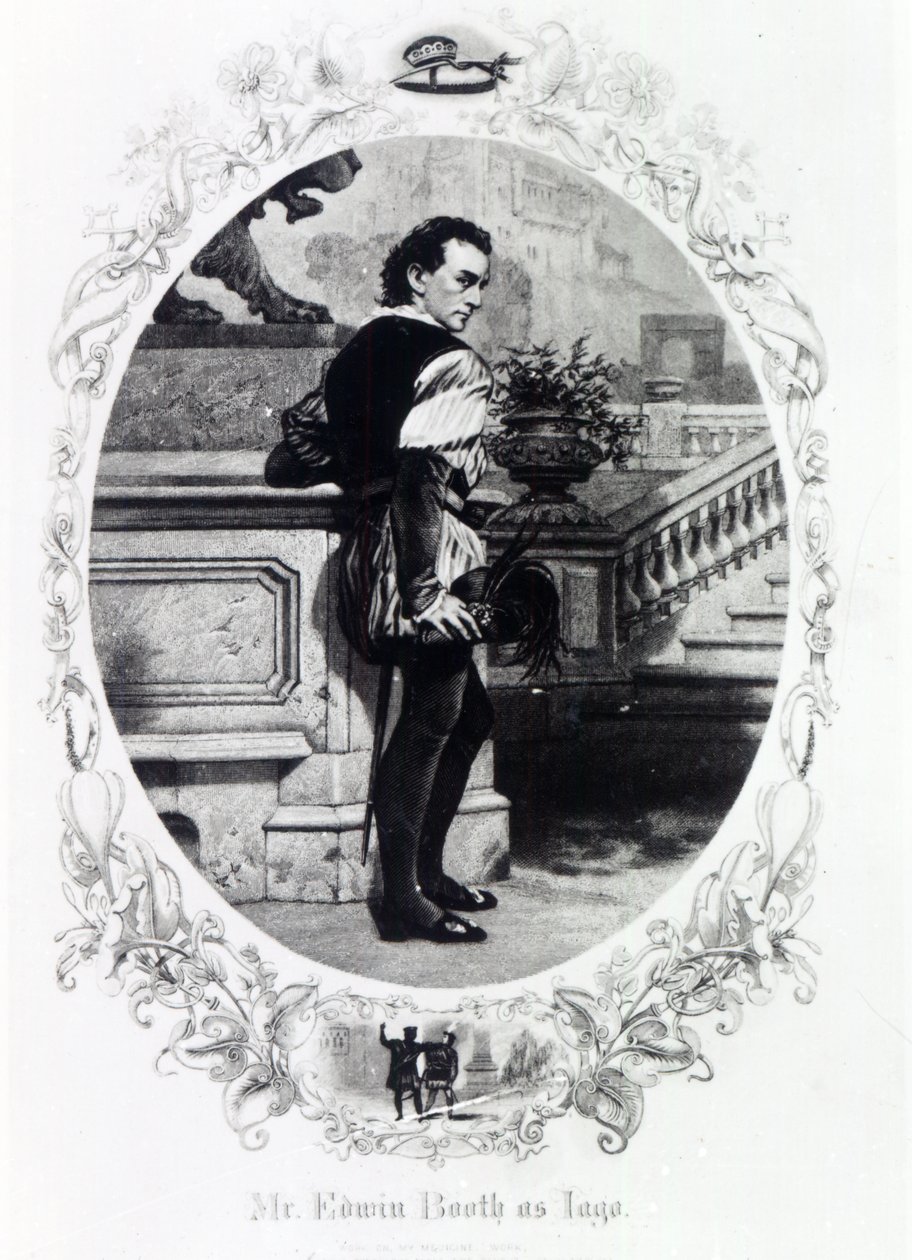 M. Edwin Booth en Iago - English School