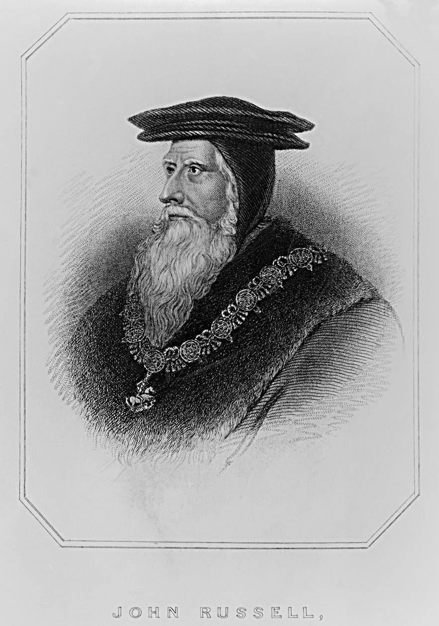 Portrait de John Russell (1485-1555) 1er comte de Bedford, de 