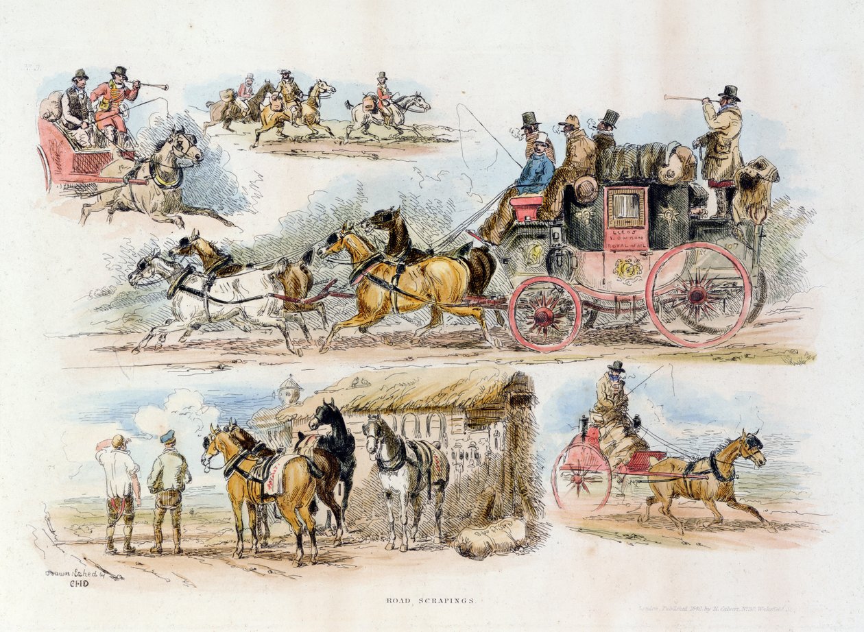 Grattages de route - English School