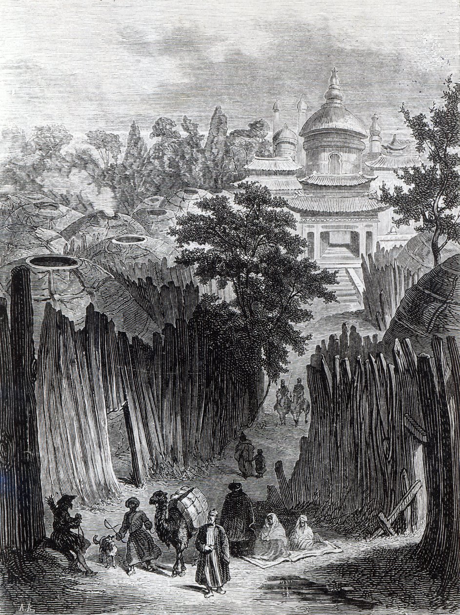 Rue à Urga, illustration de 