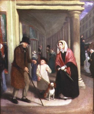 Le mendiant aveugle - English School