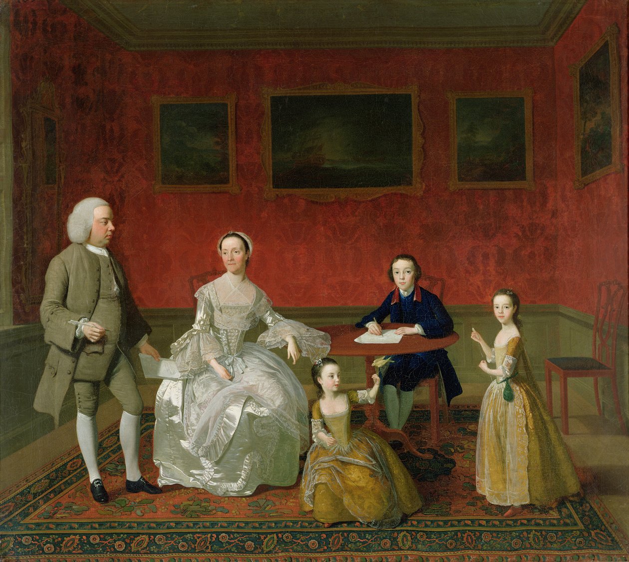 La famille Buckley-Boar, c.1758-60 - English School