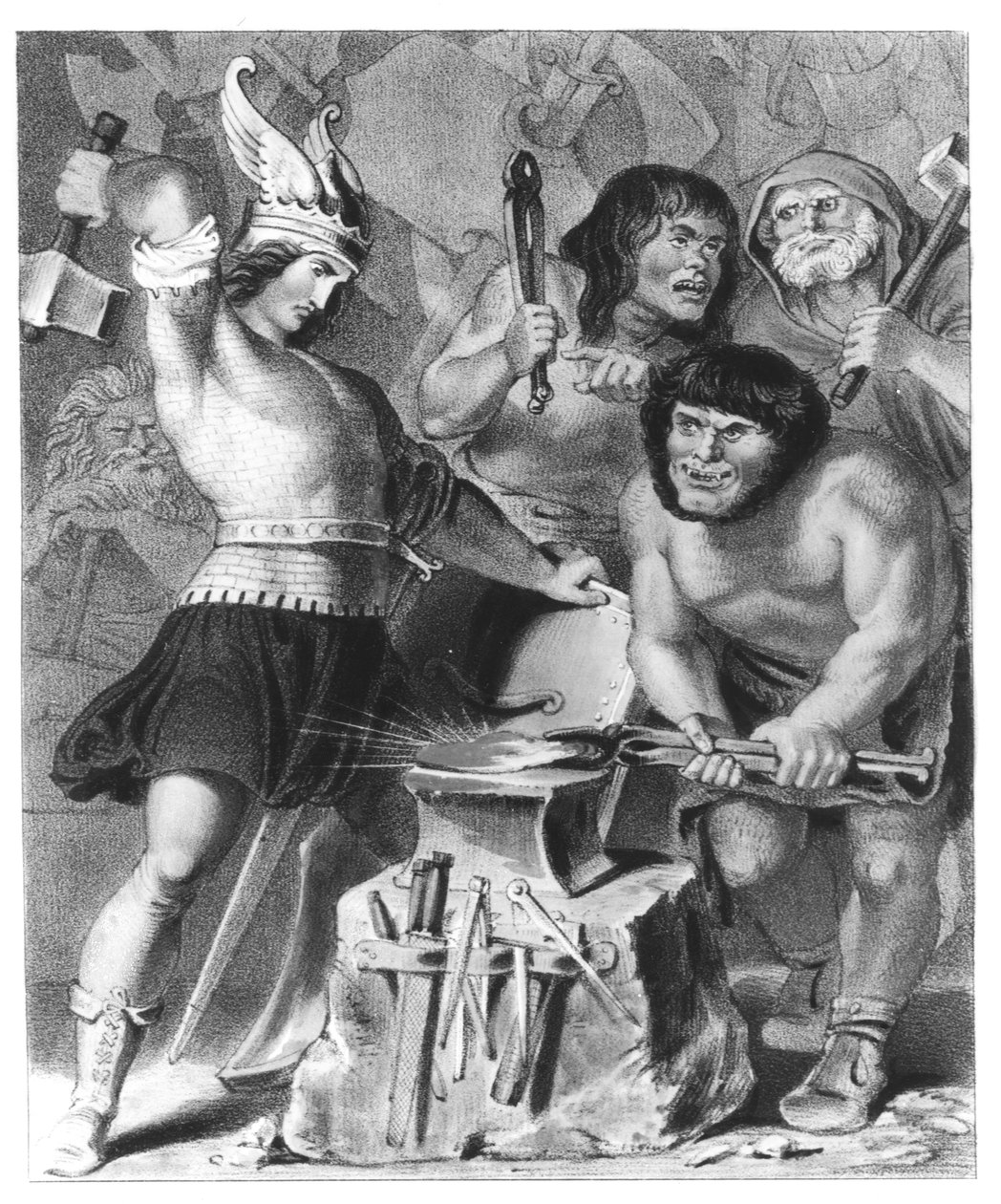 La Forge de Vulcain - English School
