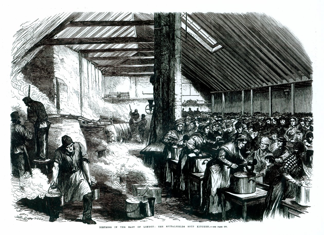 La soupe populaire de Spitalfields - English School