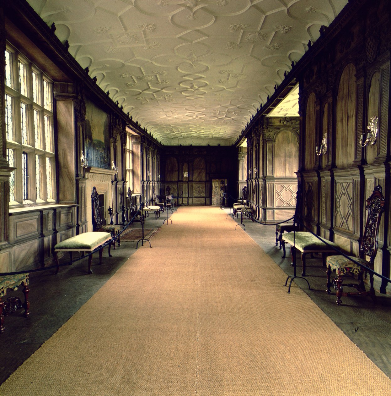 Vue de la Longue Galerie, fin 16ème-début 17ème siècle - English School