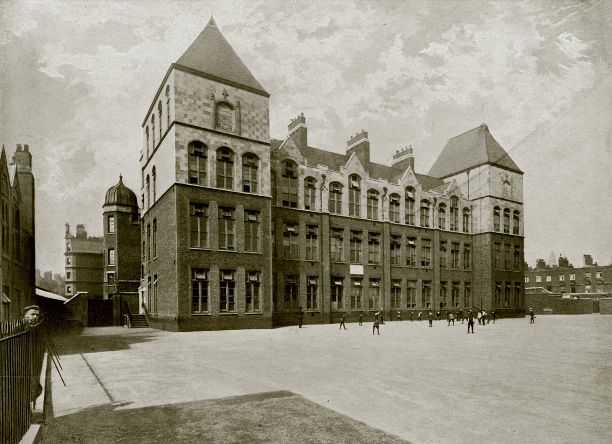 Une célèbre école de Londres (photo n/b) - English Photographer