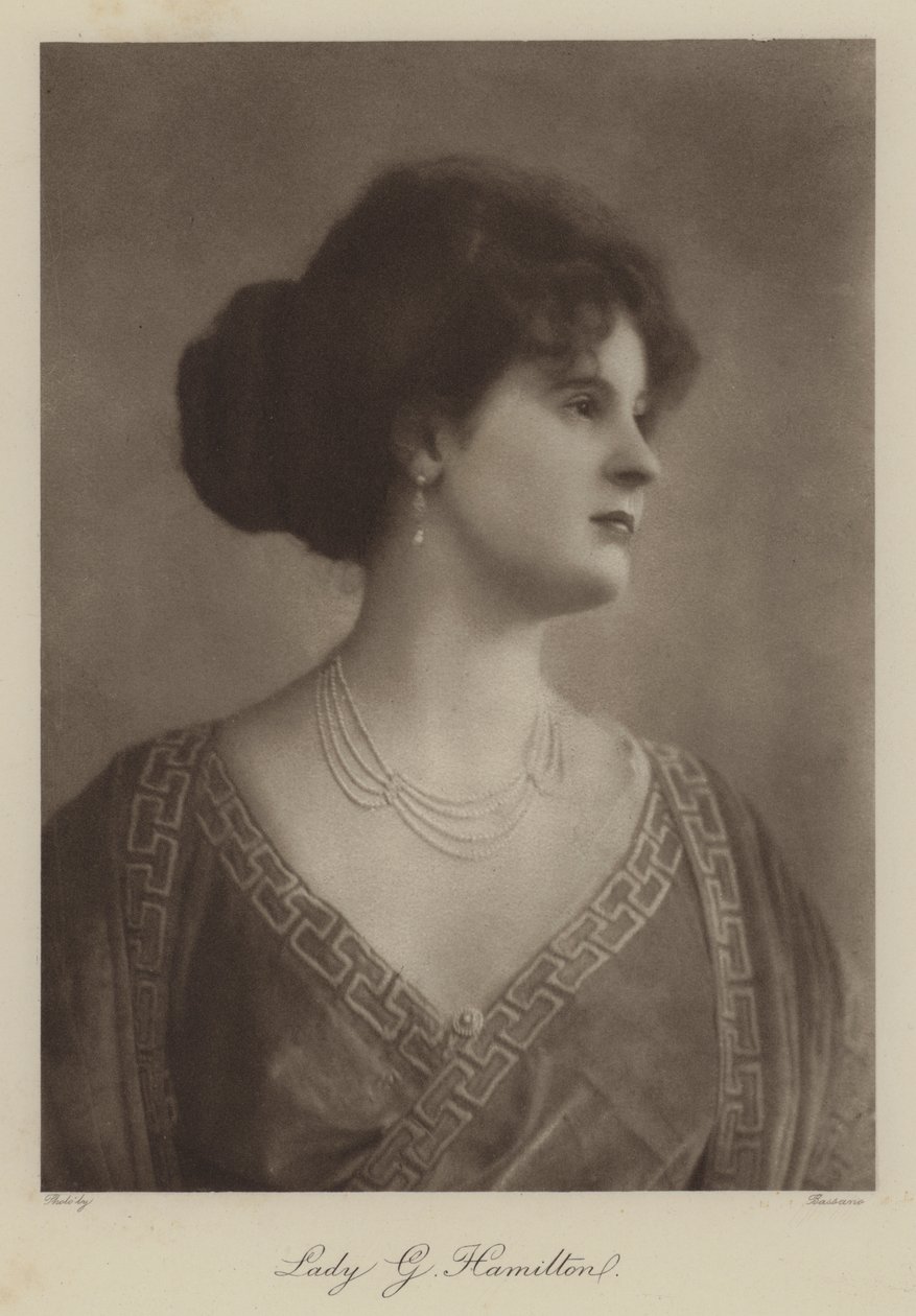 Lady G Hamilton (photo n/b) - English Photographer