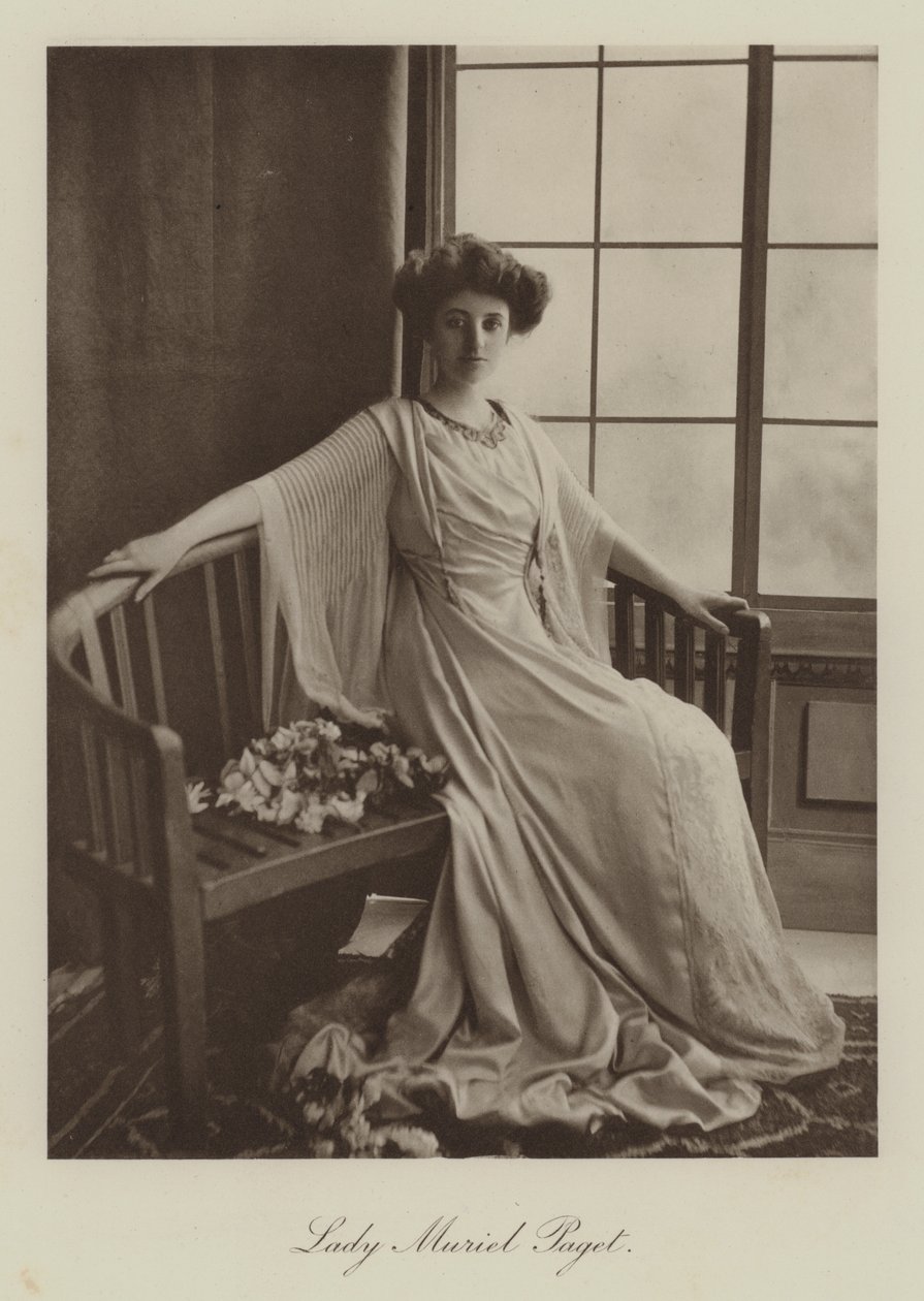 Lady Muriel Paget (photo n/b) - English Photographer