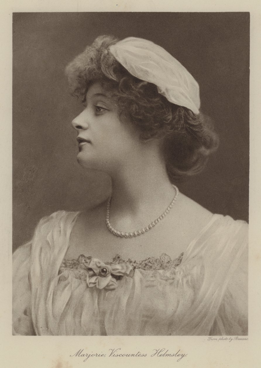 Marjorie Vicomtesse Helmsley (photo n/b) - English Photographer
