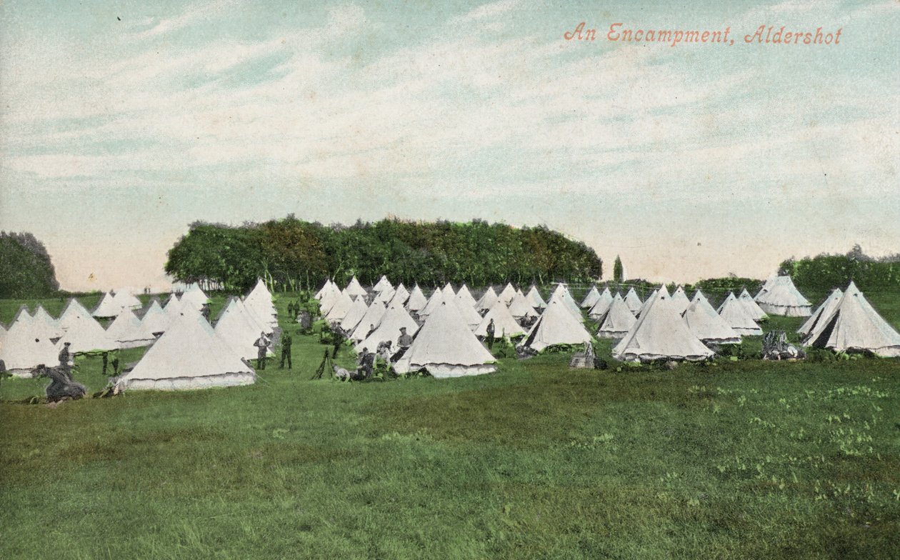 Camp militaire, Aldershot, Hampshire - English Photographer