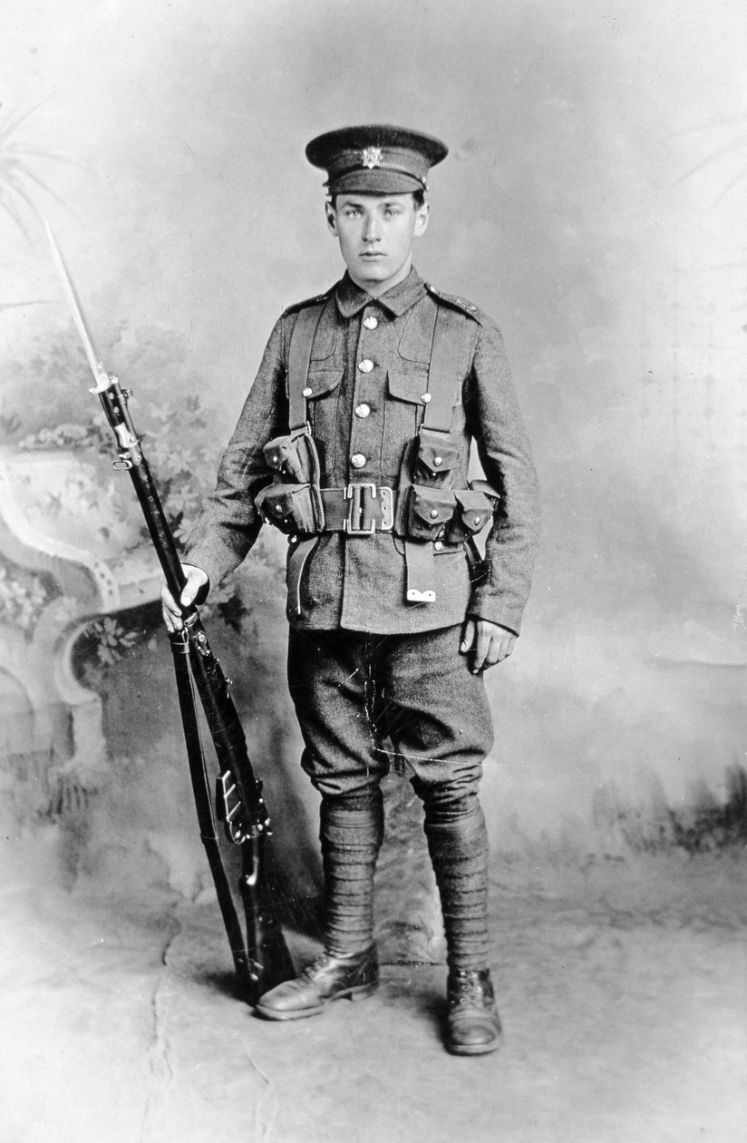 Soldat du régiment de Devonshire, armée britannique - English Photographer