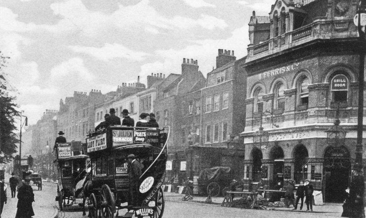 The Cock Tavern, Highbury, vers 1900 - English Photographer