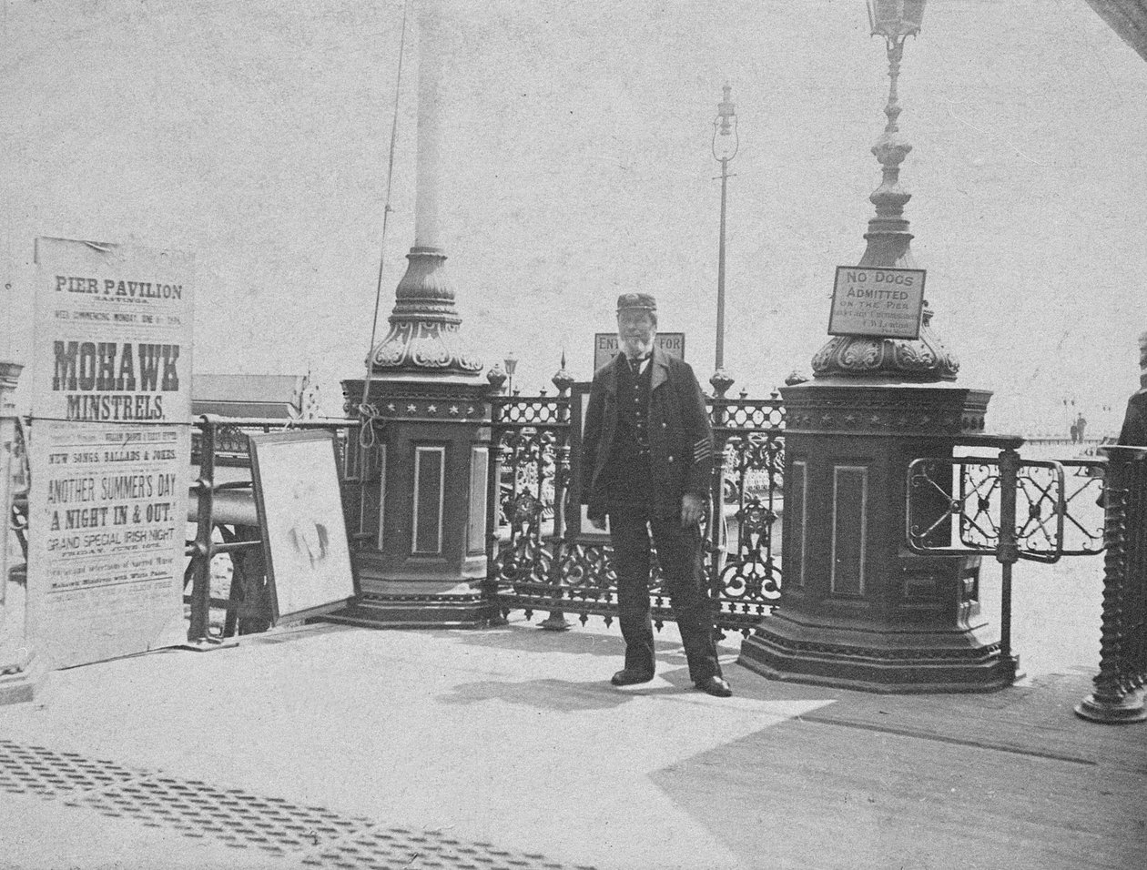 La jetée, Hastings, vers 1890 - English Photographer