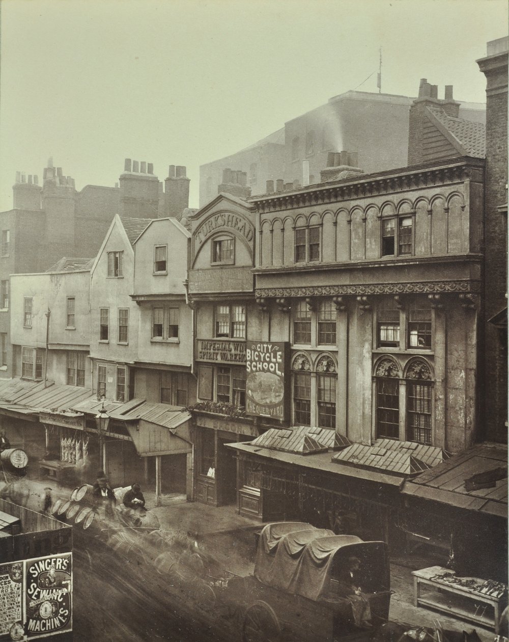 Turks Head, Aldgate, Londres, 1883 - English Photographer