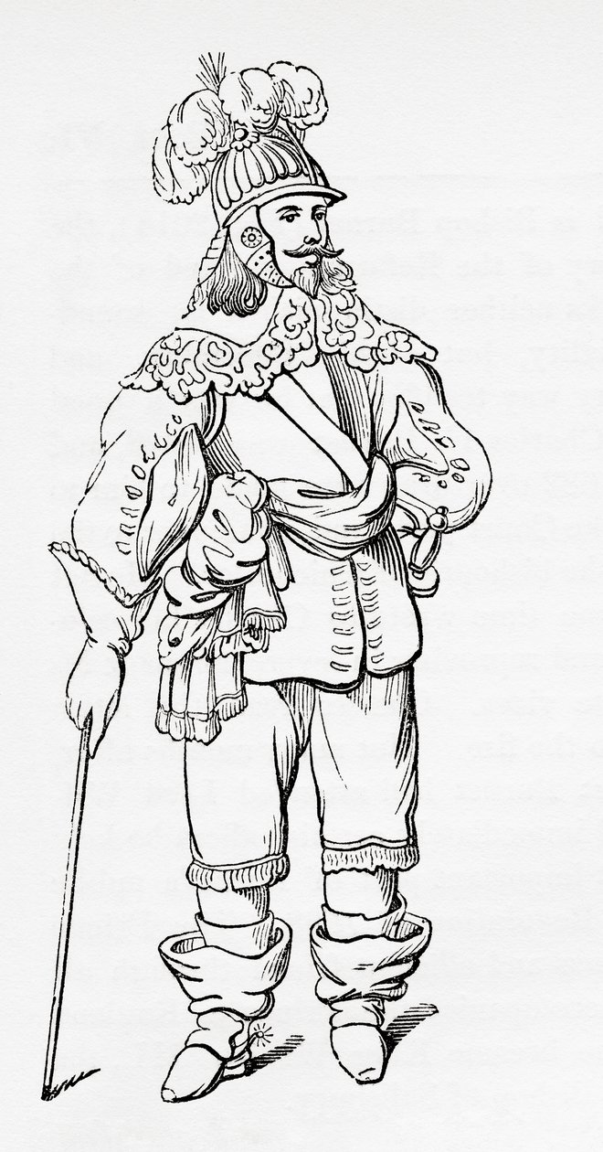 Un cavalier - English School