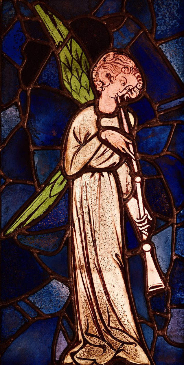 Ange jouant de la trompette, c.1280 - English School