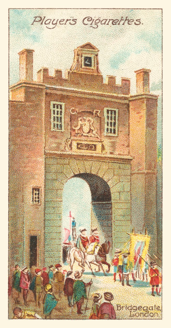 Bridgegate, Londres (chromolitho) - English School