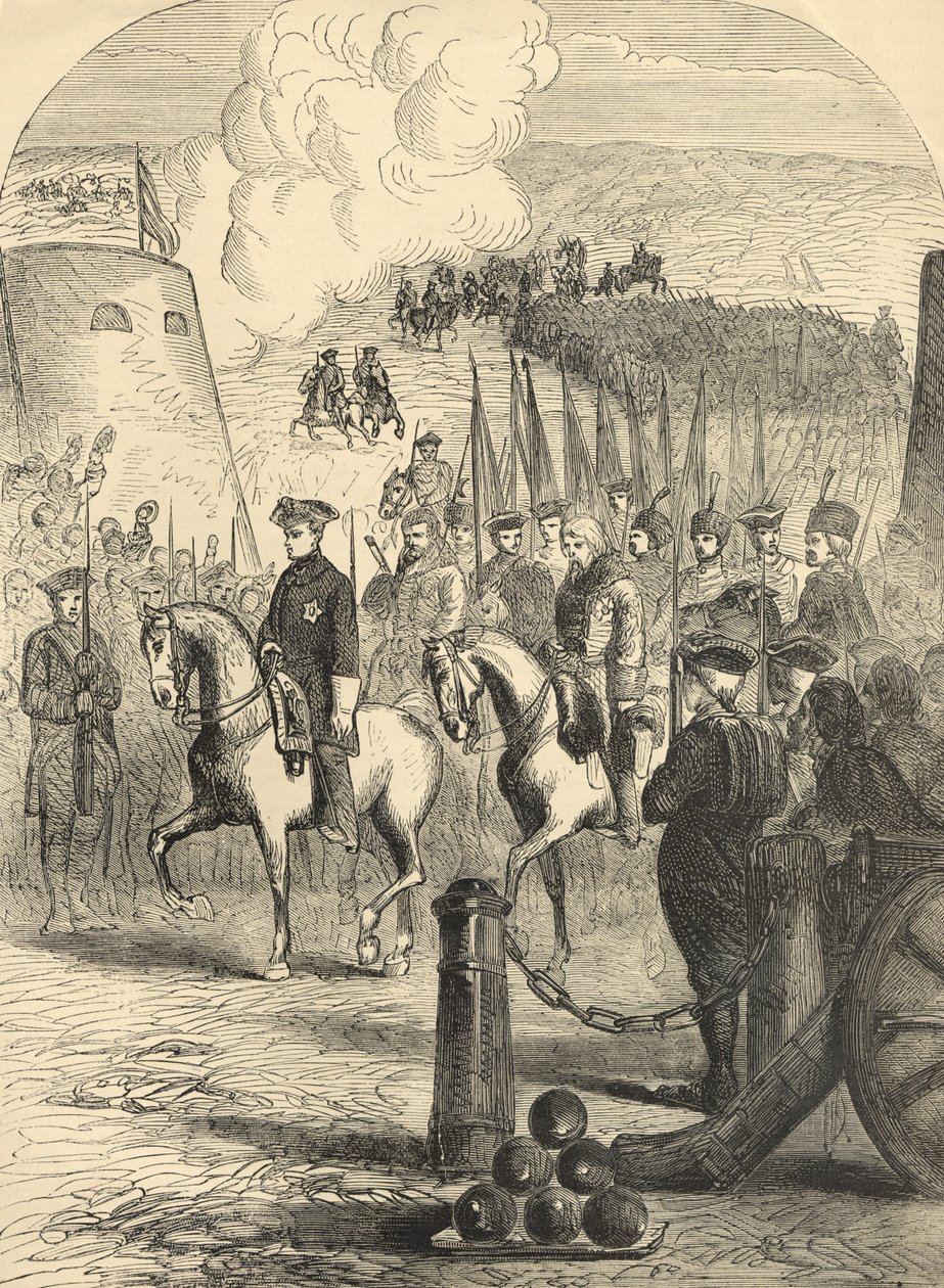 Charles XII de Suède entrant à Copenhague - English School