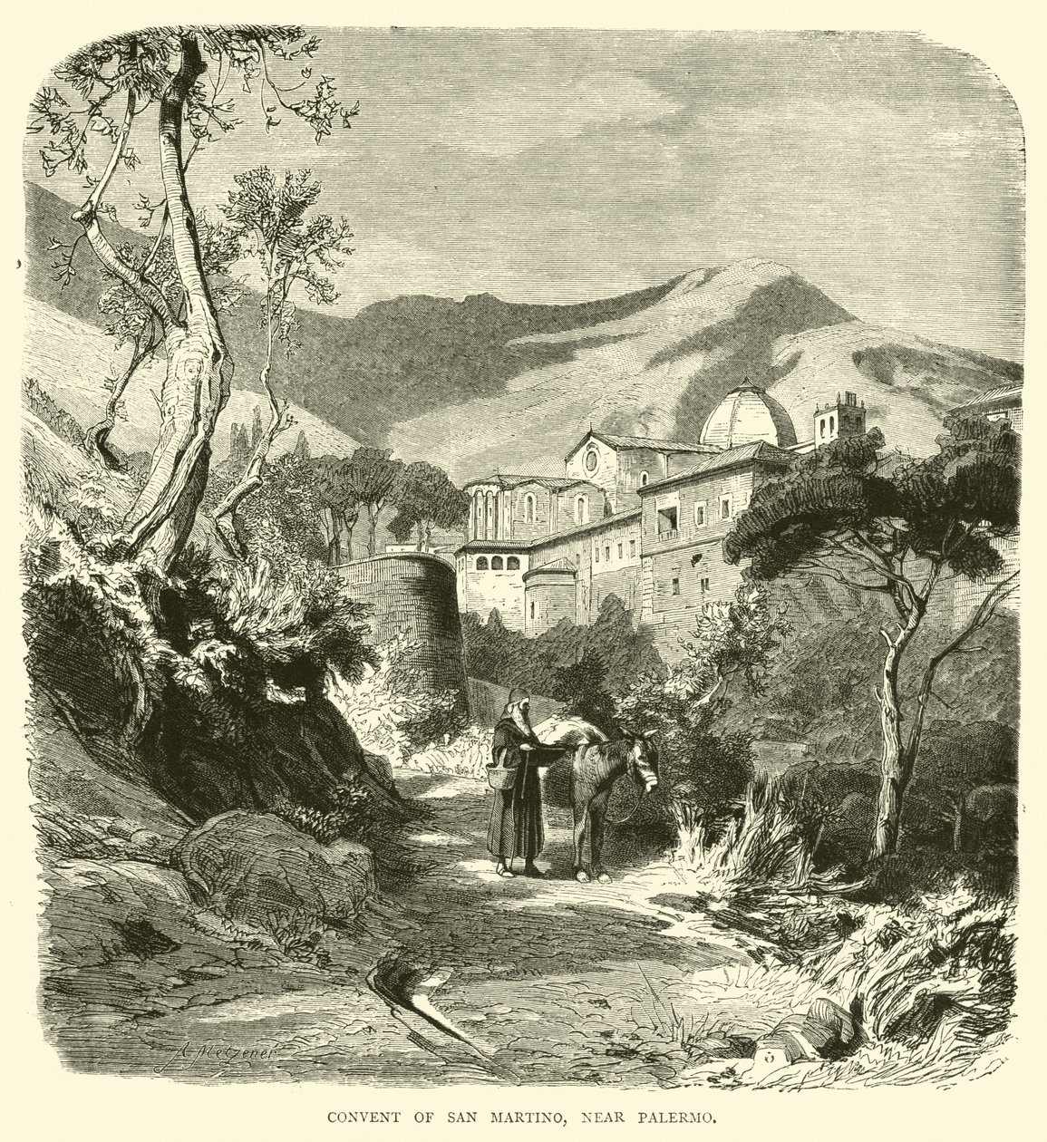 Couvent de San Martino, près de Palerme - English School