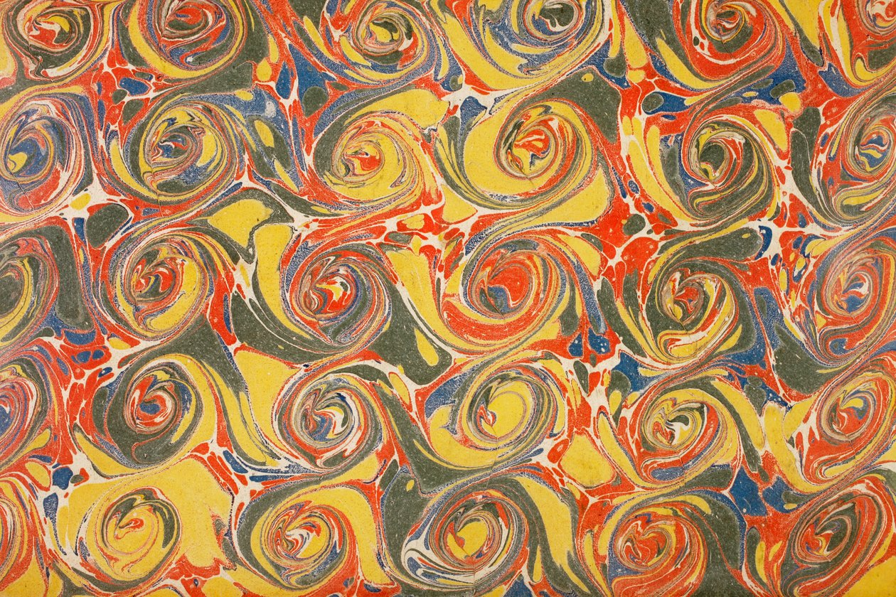 Papier de garde décoratif - English School