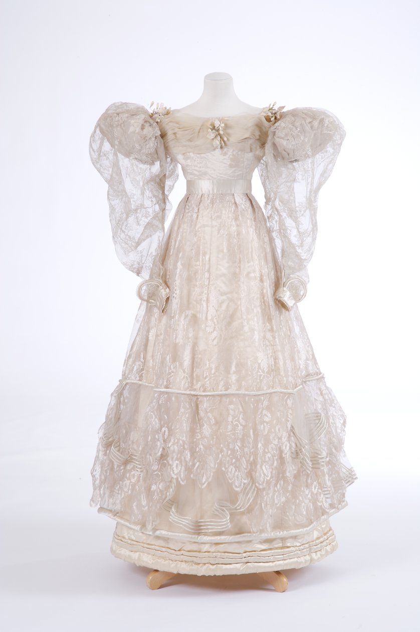 Robe de soirée, 1829 - English School