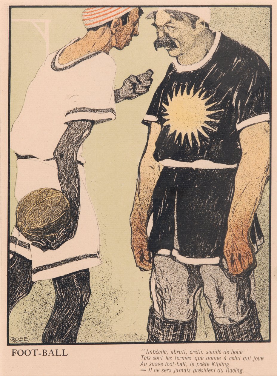 Lithographie française avec citation de Kipling - English School