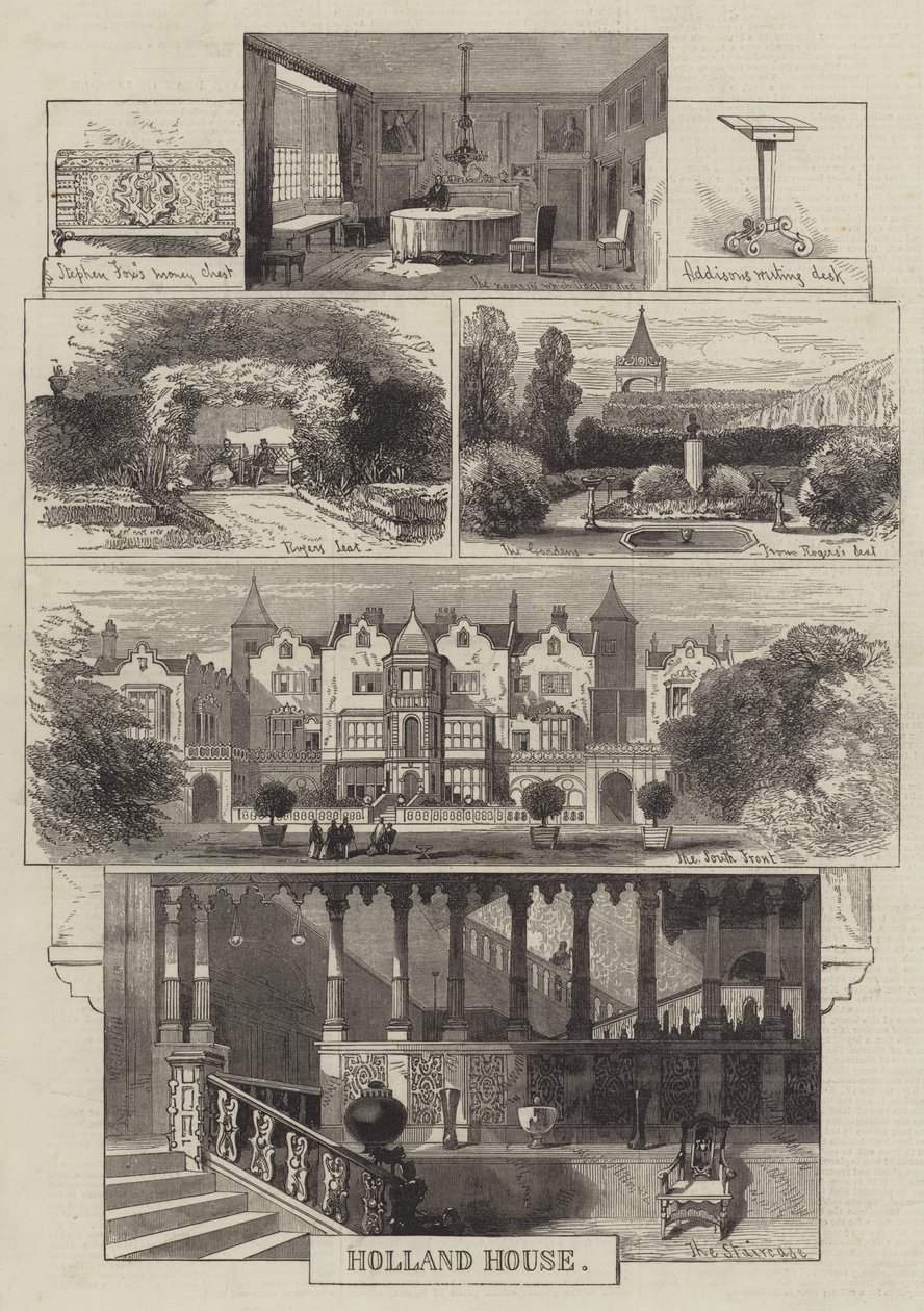 Holland House (gravure) - English School