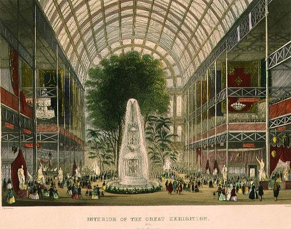 Intérieur de la Grande Exposition - English School
