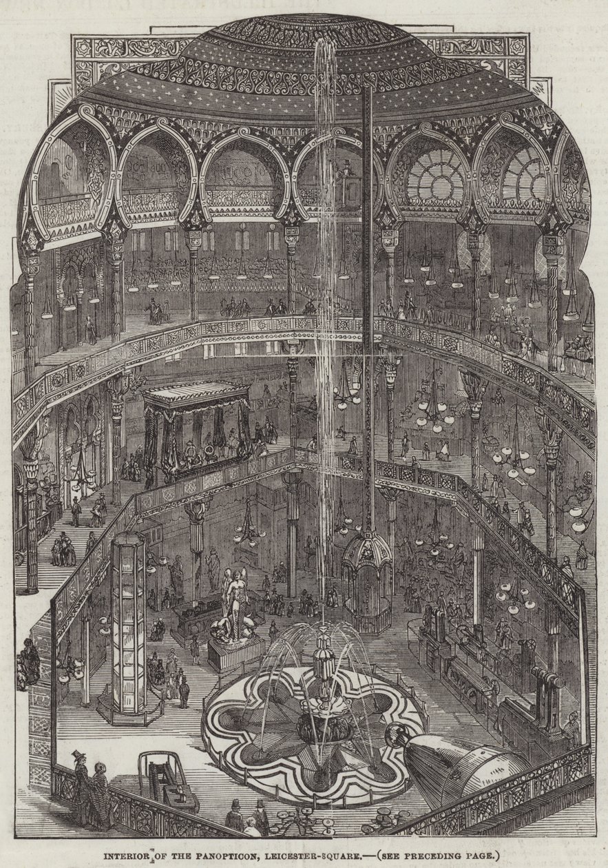 Intérieur du Panopticon, Leicester-Square - English School