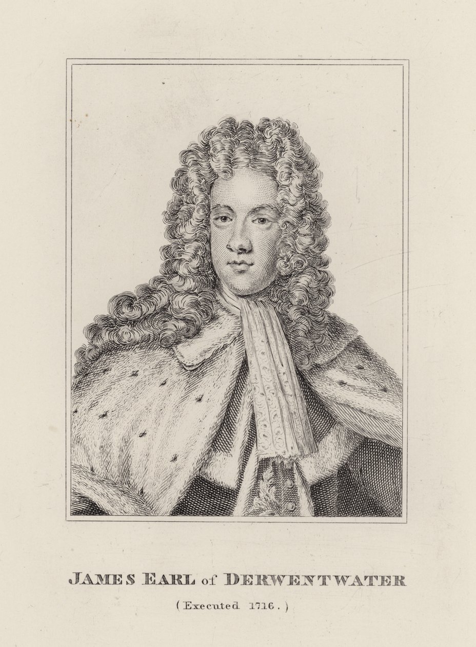 James Radcliffe, comte de Derwentwater (gravure) - English School