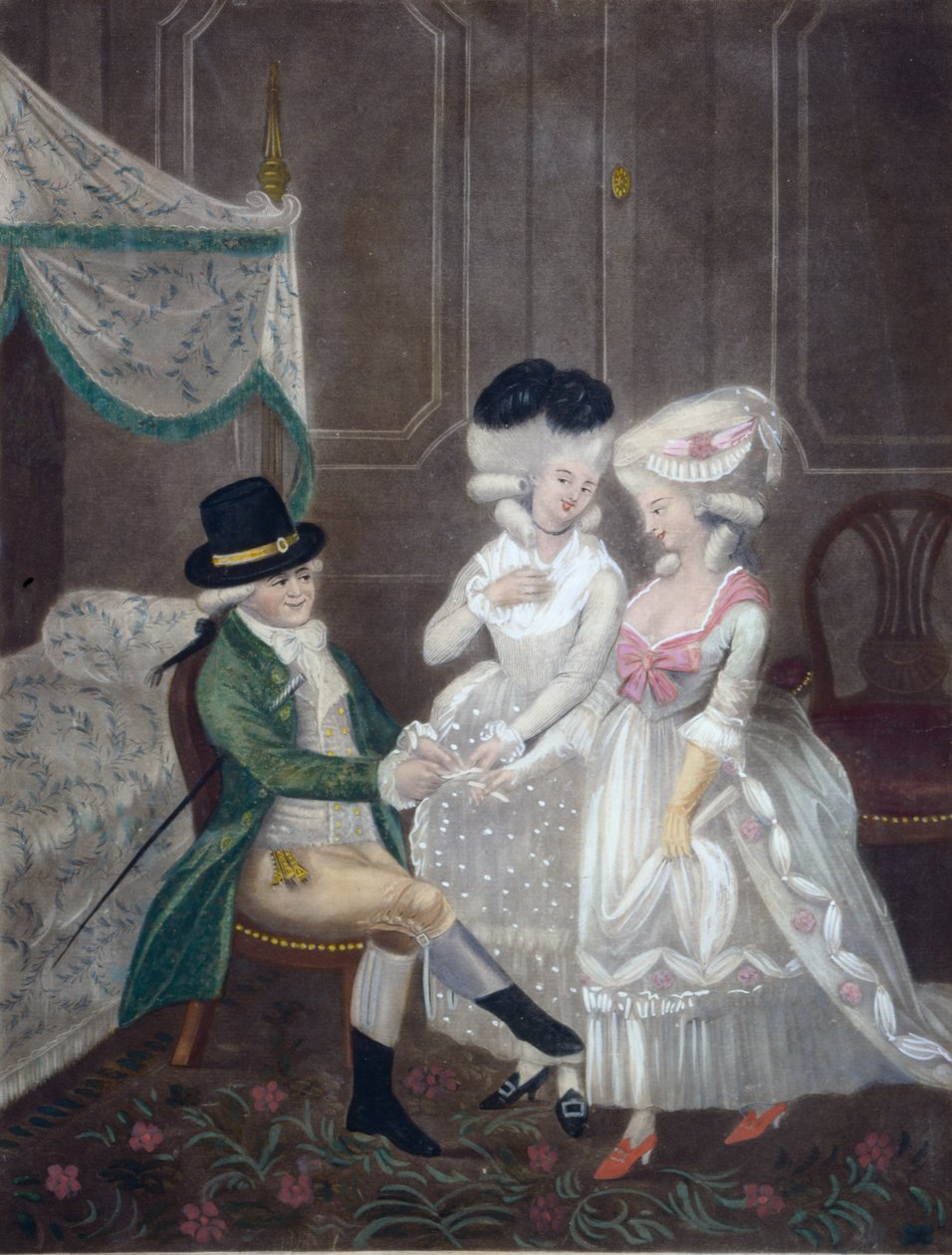 Dames de plaisir, 1781 - English School