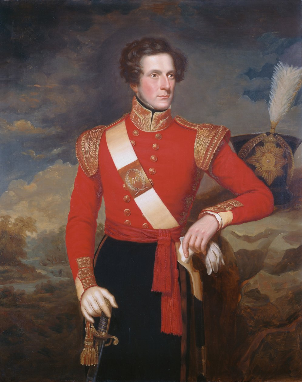 Lieutenant Robert Hay (1813-46) vers 1838 - English School