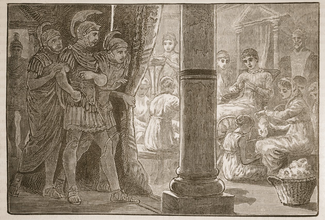 Lucrèce parmi ses servantes - English School