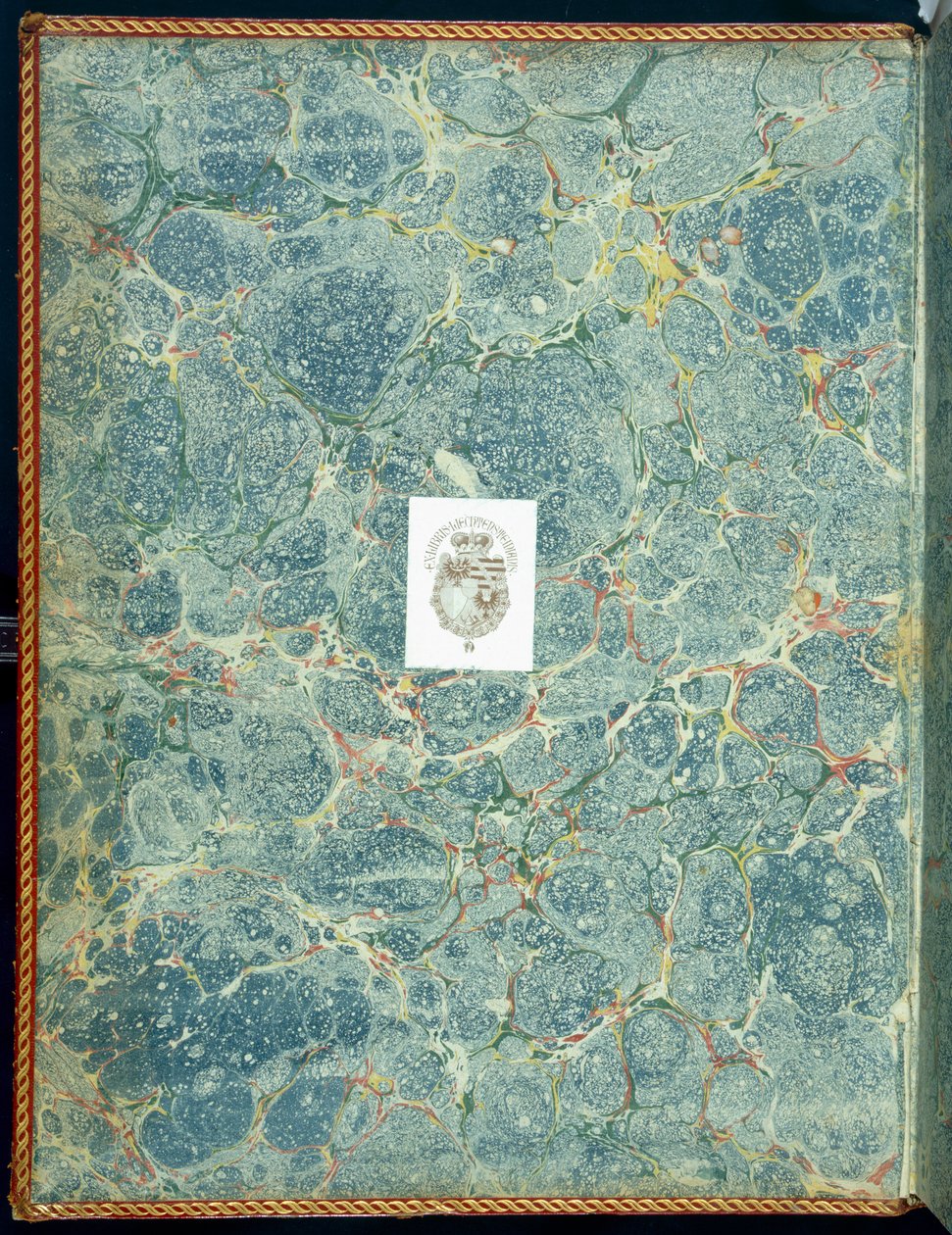 Papier marbré - English School